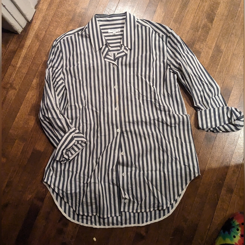 Equipment pinstripe shirt